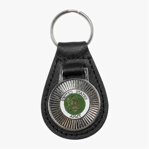 U.S. Army Leather Key Fob