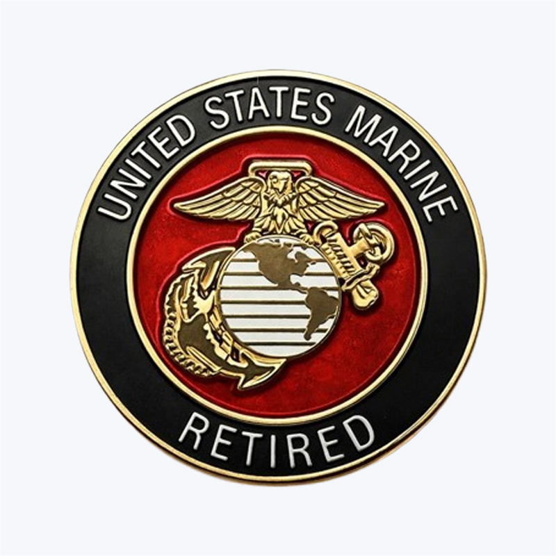 Marine Retired Lapel Pins