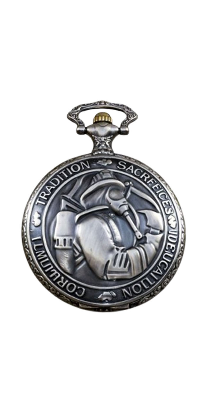 Fire Fighter Pocket Watch - Front View