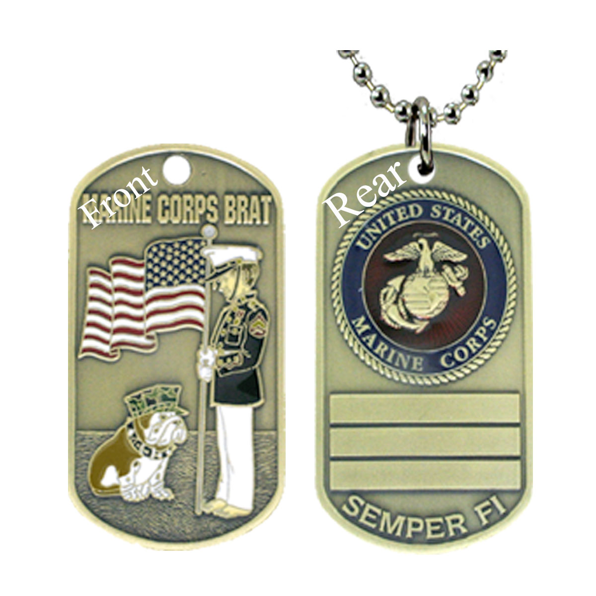 Marine Brat Dog Tag