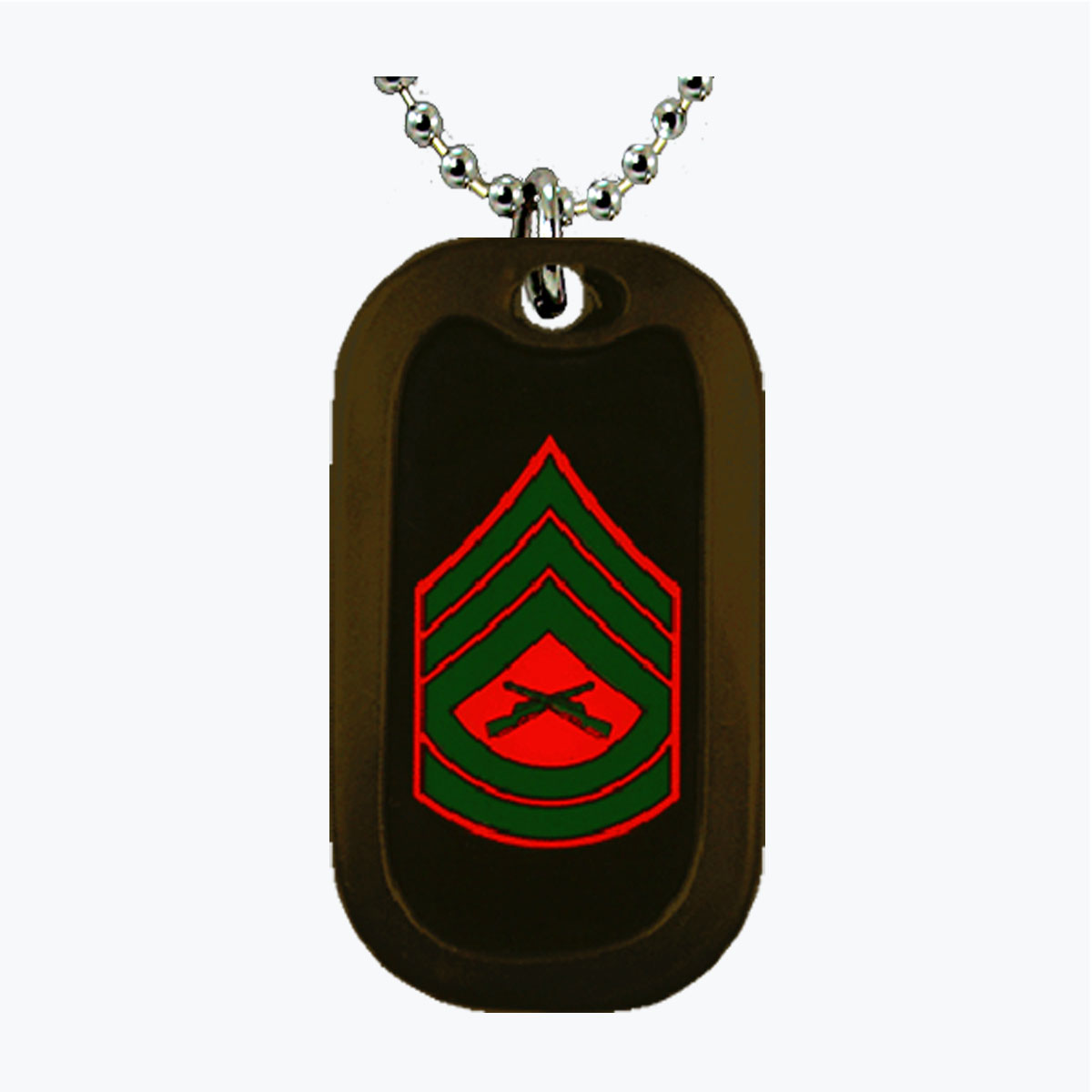 Marine Gunnery Sergeant E7 Aluminum Dog Tag