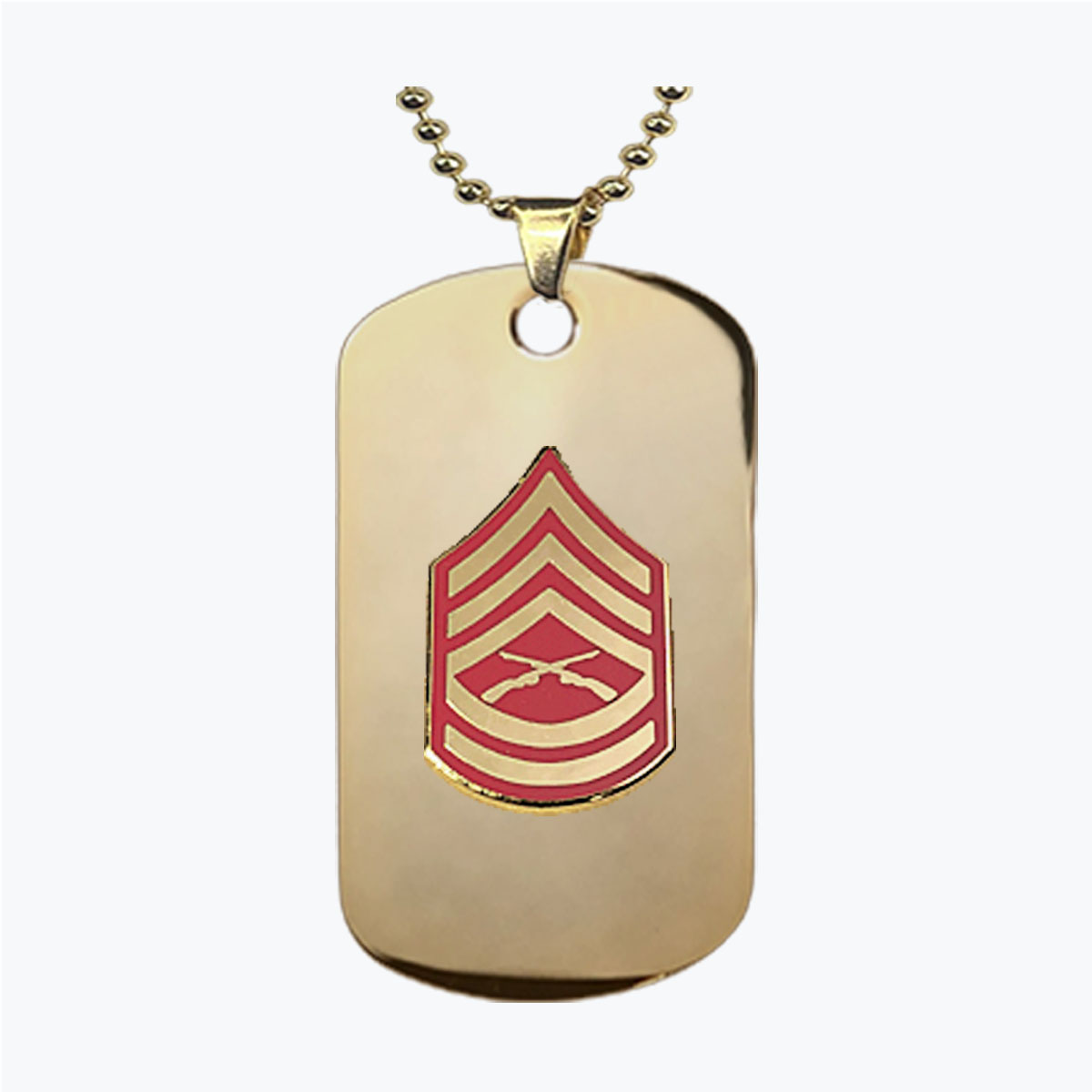 Marine Gunnery Sergeant E7 GySGT Dog Tag