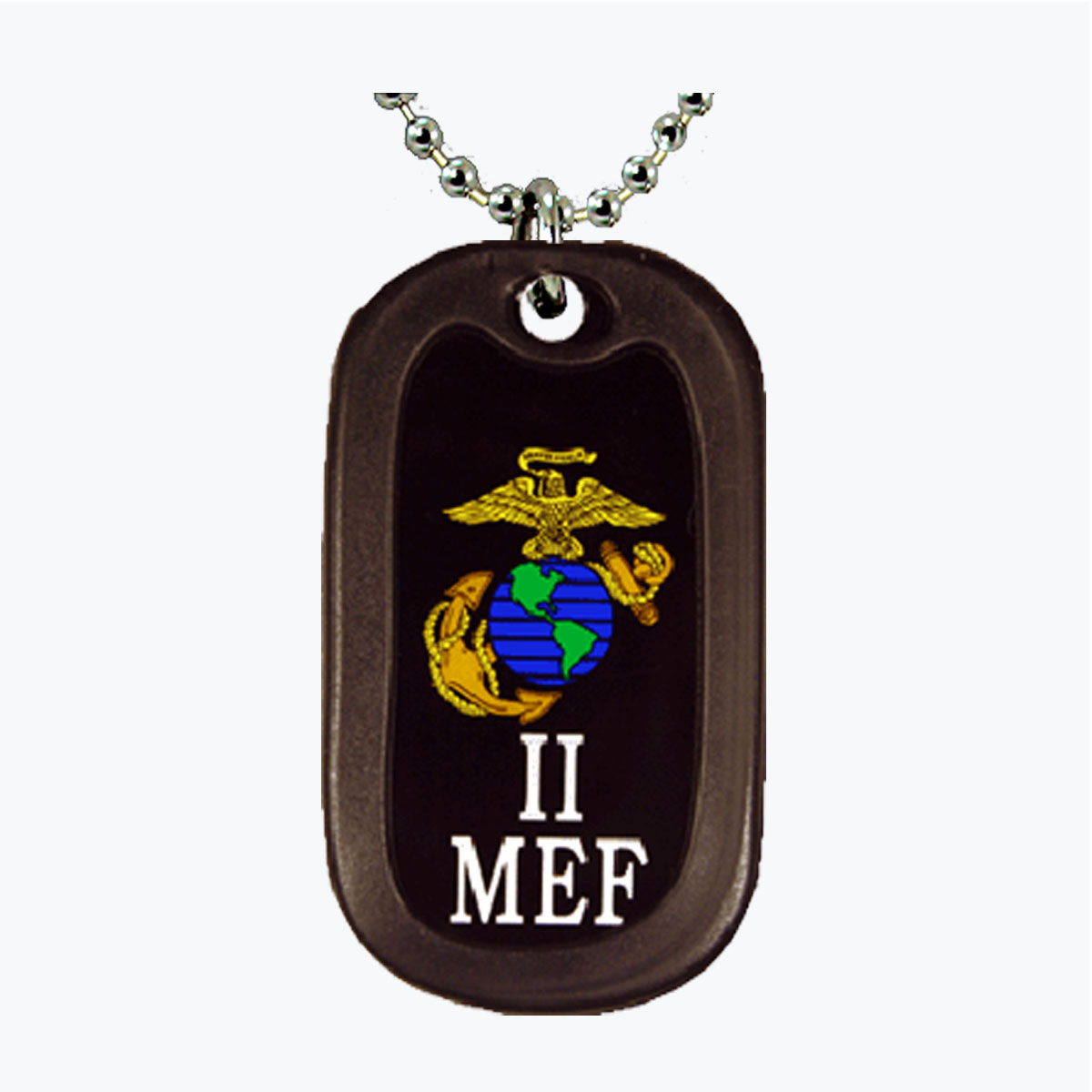 Marine II MEF Aluminum Dog Tag