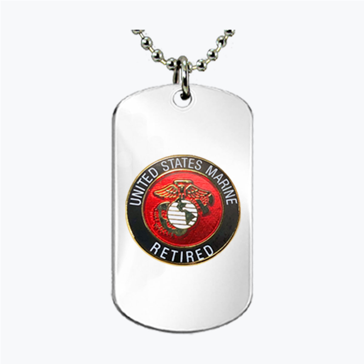 Marine Retired Dog Tag