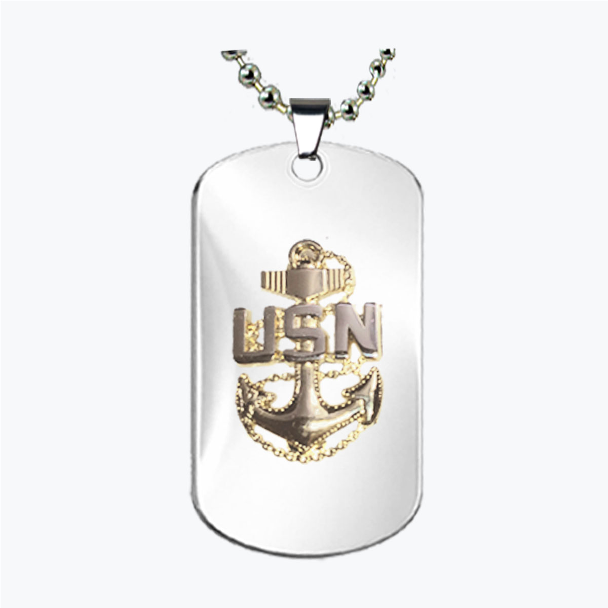 Navy Chief E7 Dog Tag