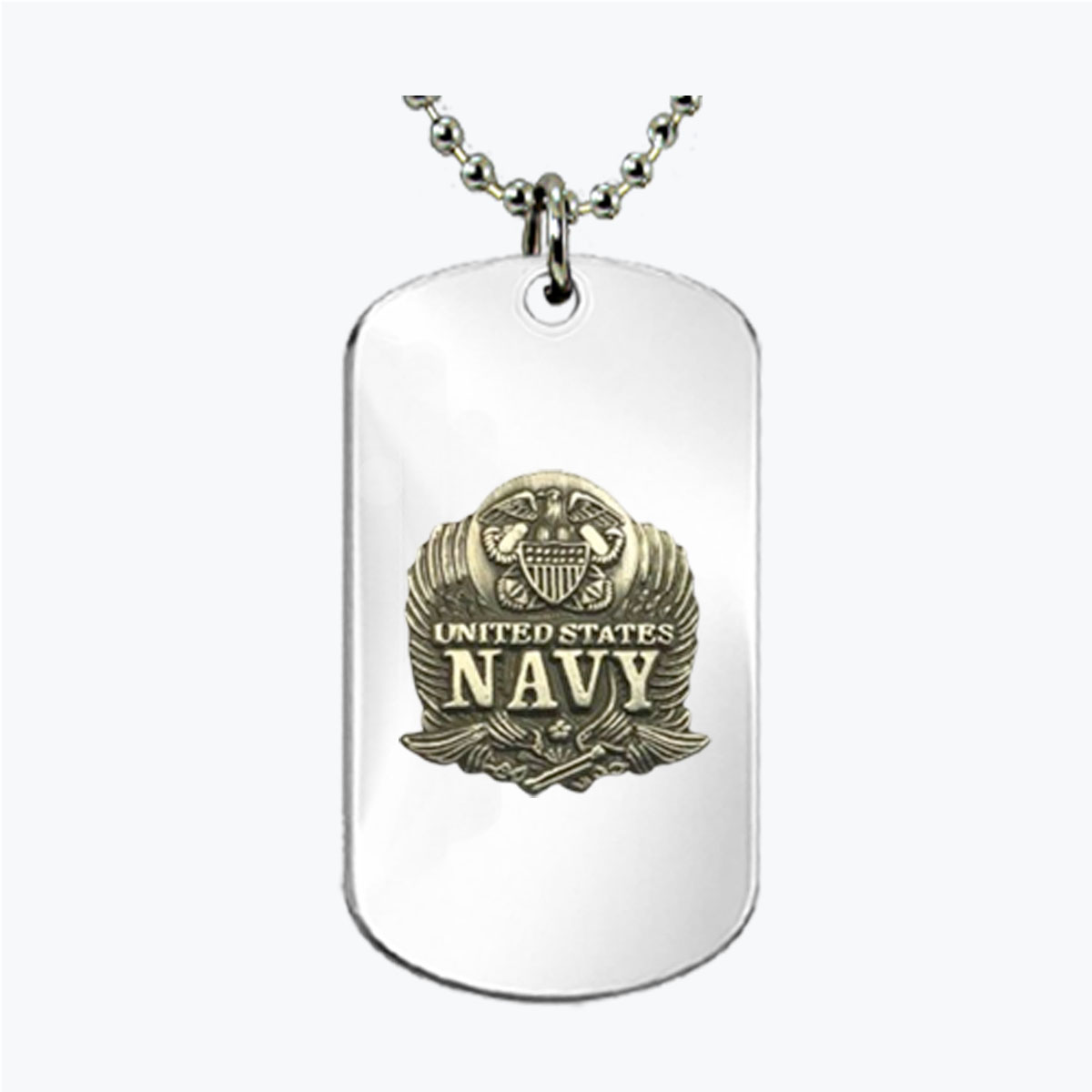 Navy Eagle Dog Tag