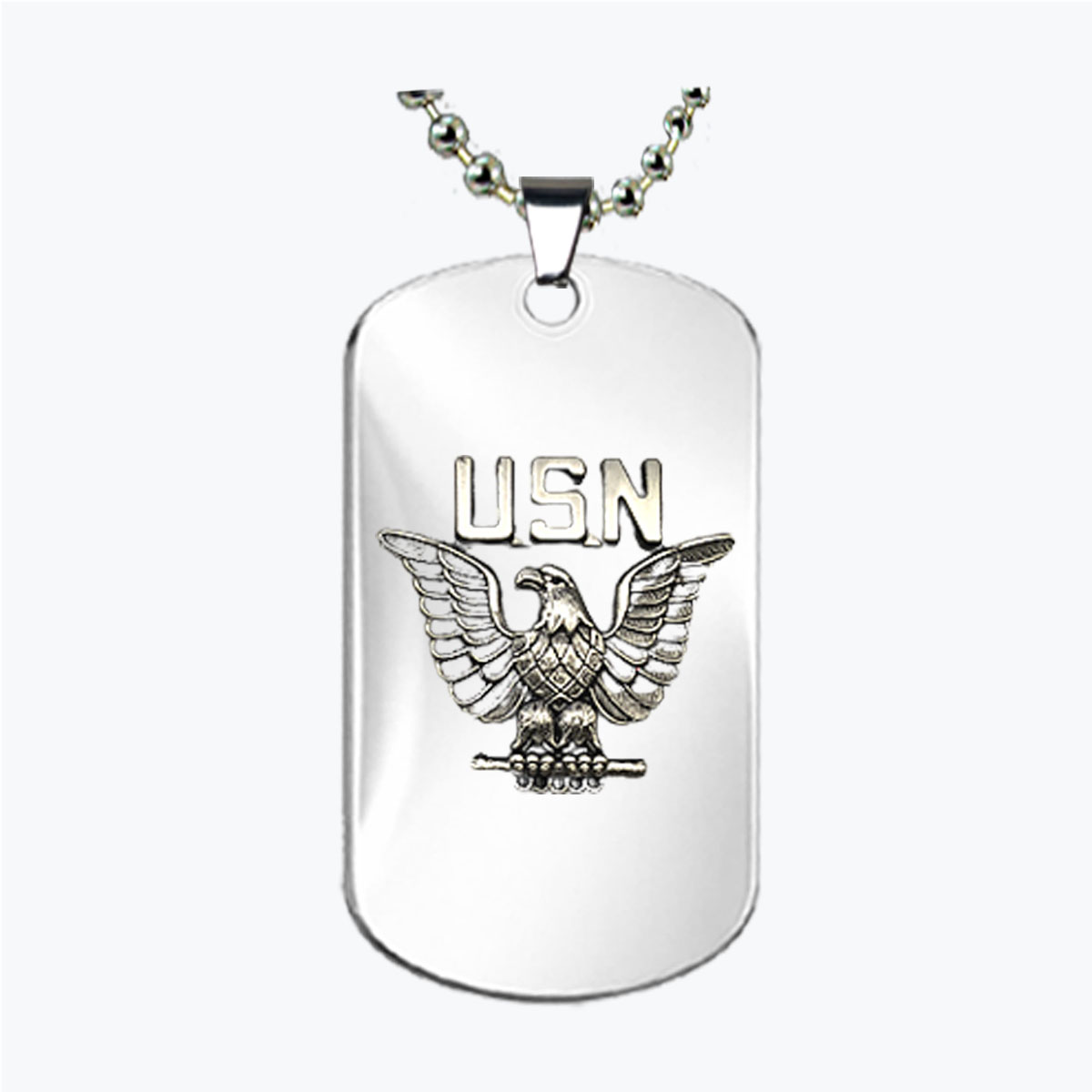 Navy Enlisted Eagle Insignia Dog Tag