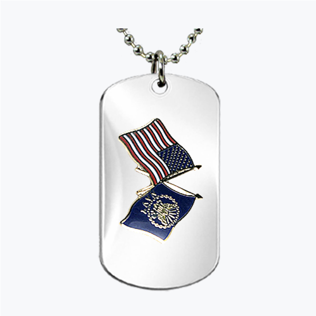 Navy Flag-U.S. Flag Dog Tag
