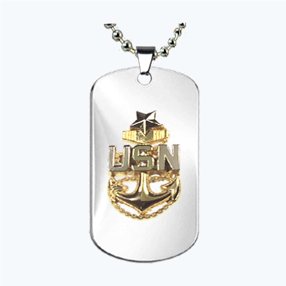 Navy Senior Chief E8 Dog Tag