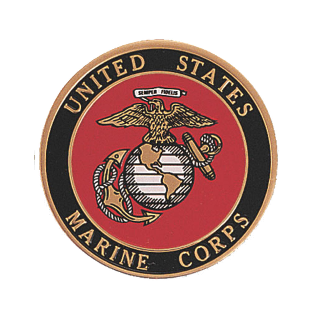 Marines Car Badge