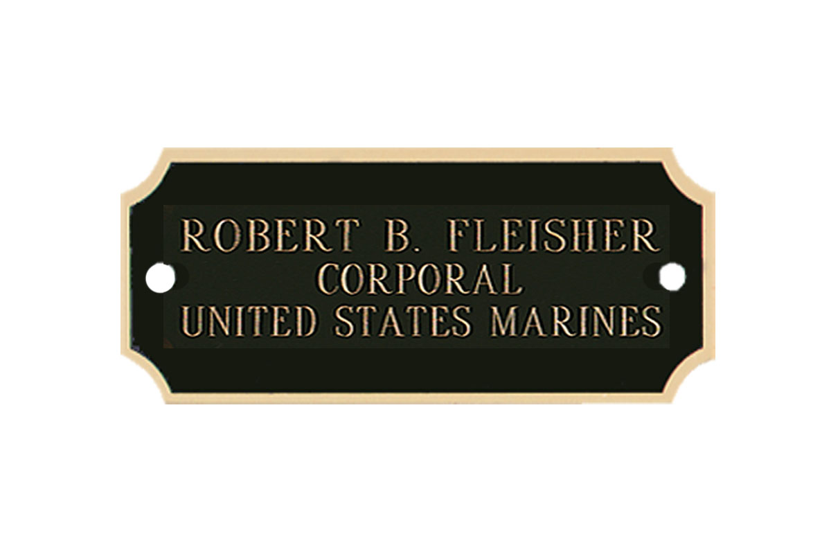 Flag Case Plaque