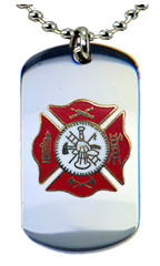 Firefighter Maltese Tag