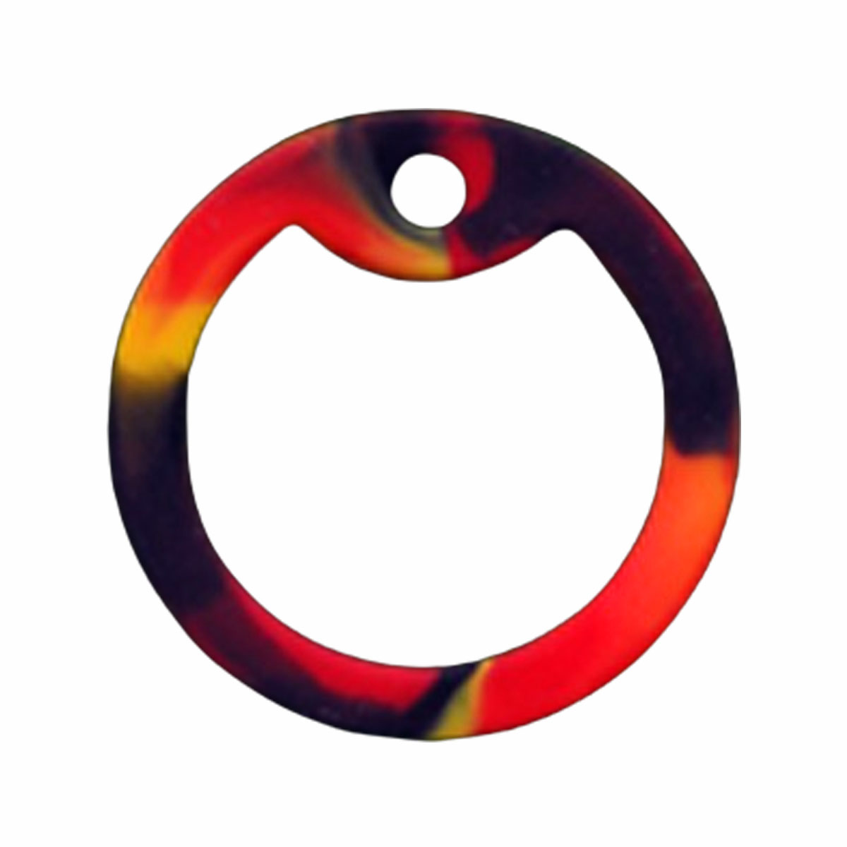 Fire Camouflage Dog Tag Silencer