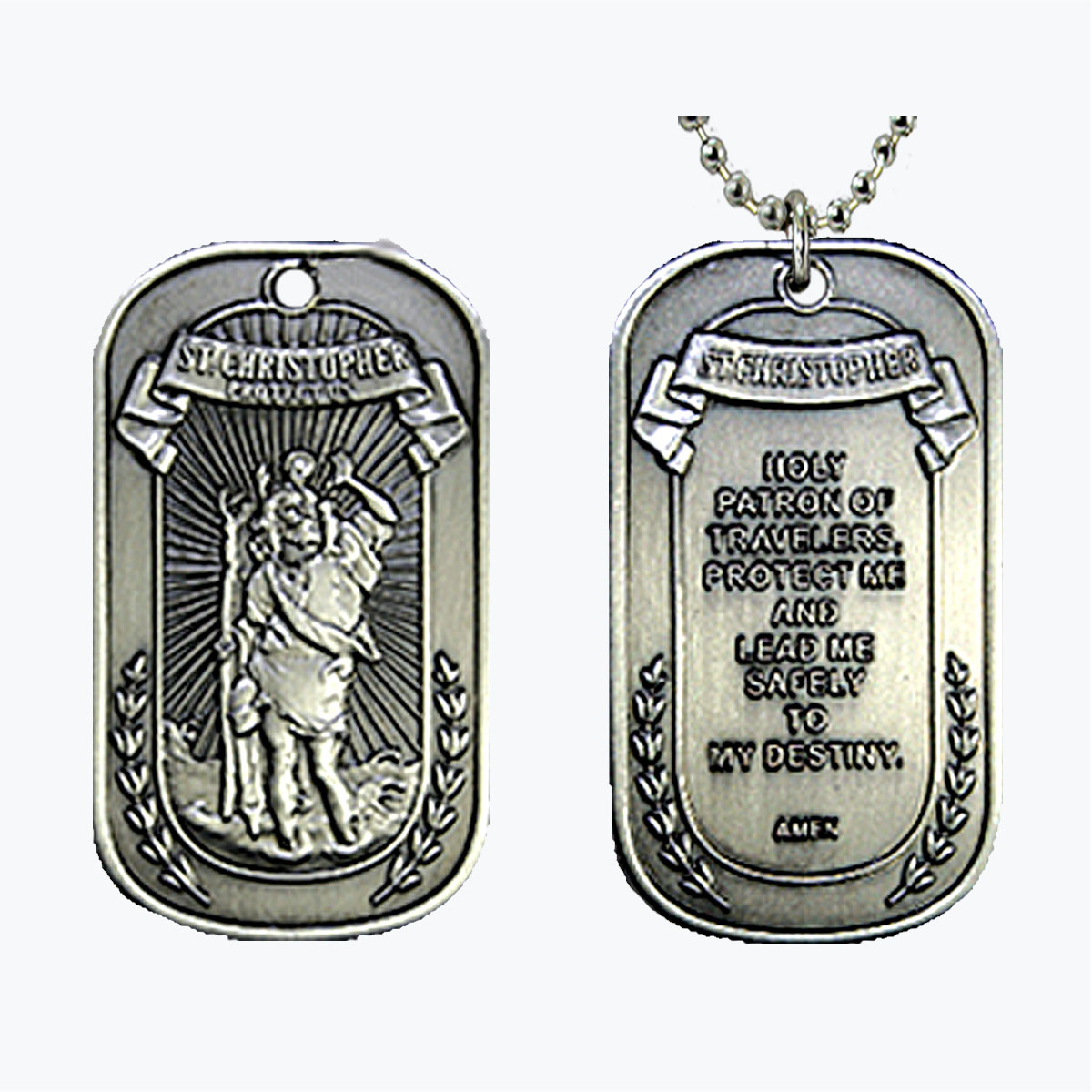 St. Christopher Dog Tag